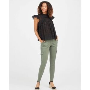 SPANX Olive Green Skinny Cargo Pants